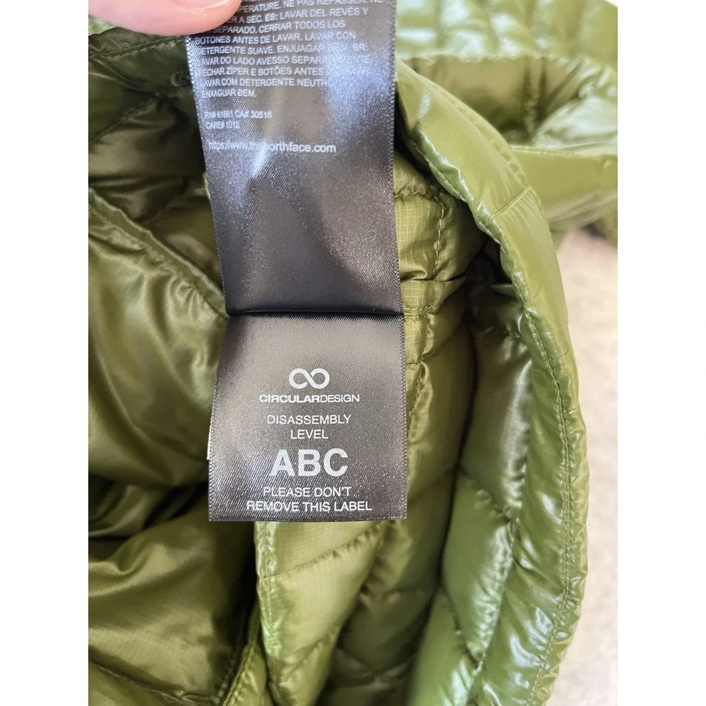THE NORTH FACE NWT Men's Thermoball Insulated Puffer Jacket Lg Green